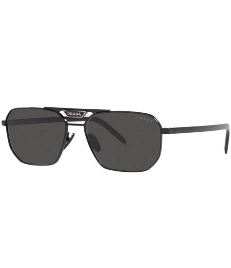 prada 58|Prada Men's PR 58YS 57mm Rectangle Sunglasses .